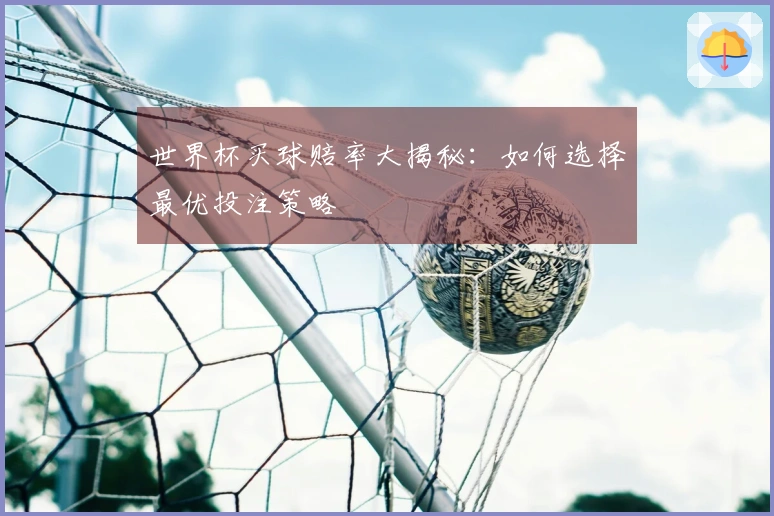 世界杯买球赔率大揭秘：如何选择最优投注策略
